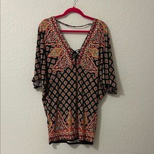 Nanette Lepore Swim Tunic Cover-up Large